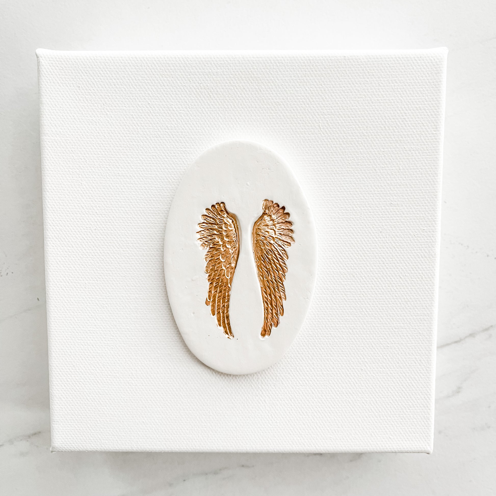 hand painted gold angel wings on white canvas, religion, Christianity, christ, jesus